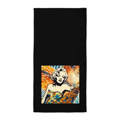 Ultra-soft and stylish Surfing 5 08 Towel, bringing a touch of surf culture to your beach outings.