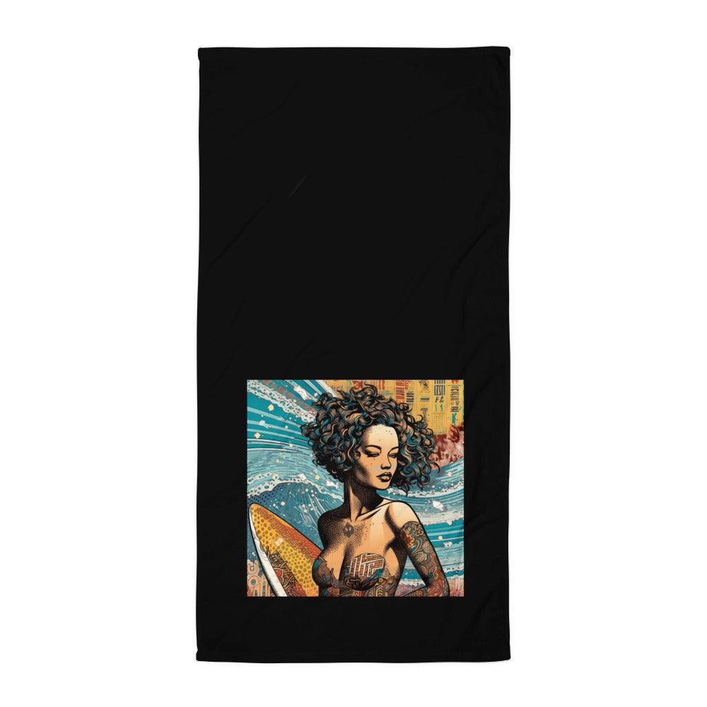 Tropical Surf Dreams Bath Towel Dive Into Beachy Comfort - Beyond T-shirts