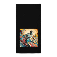 Waves And Sunsets Bath Towel Surf Into Comfort - Beyond T-shirts