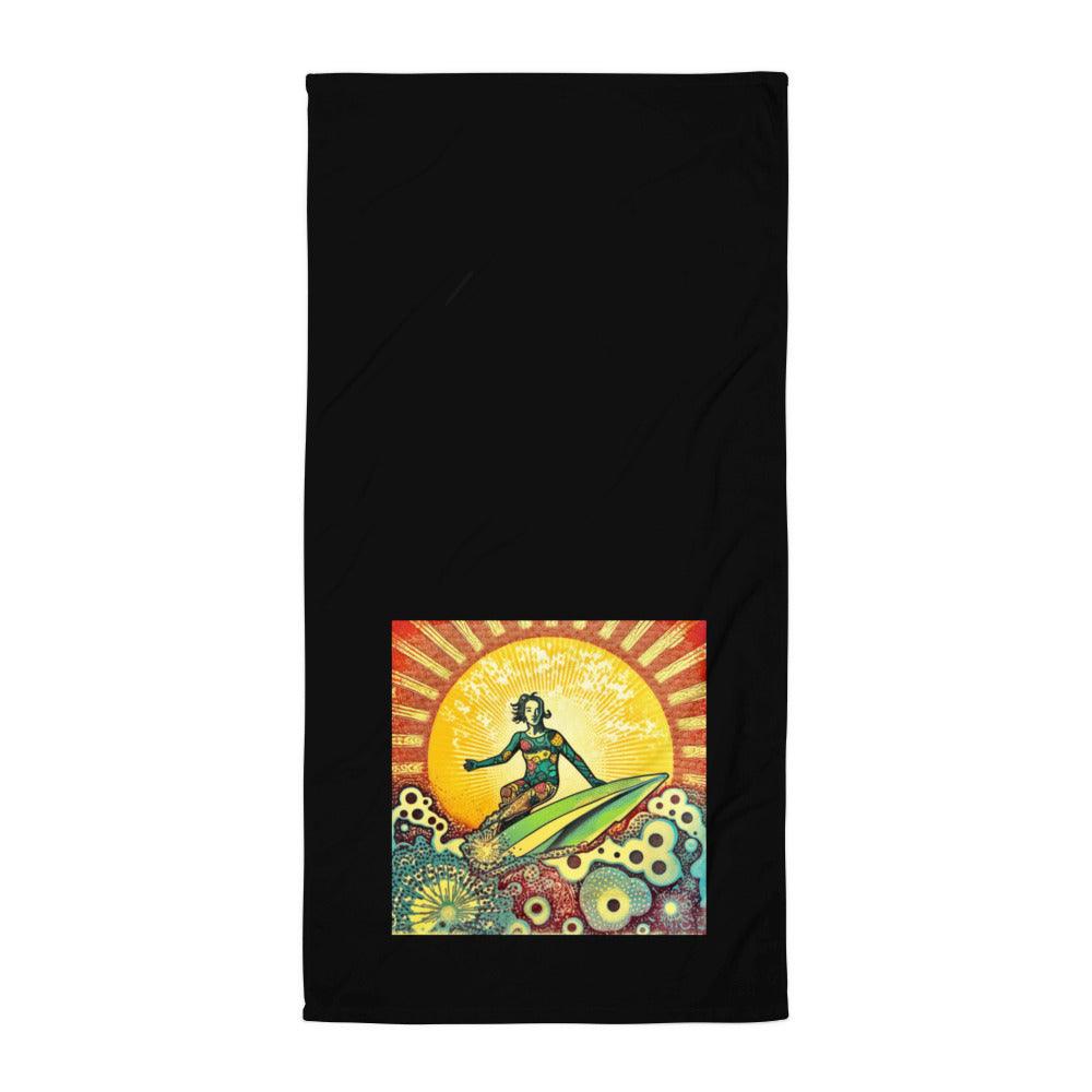 Surfing 1 14 Bath Towel - Beyond T-shirts