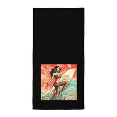 Coastal Surfing Bath Sheet - Beyond T-shirts