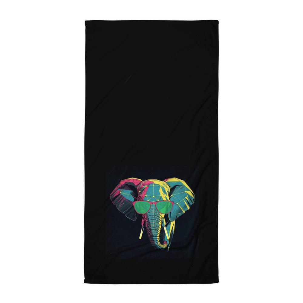 Elephant Elegance Bath Towel - Beyond T-shirts