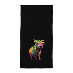 Piggy Paradise Bath Towel - Beyond T-shirts