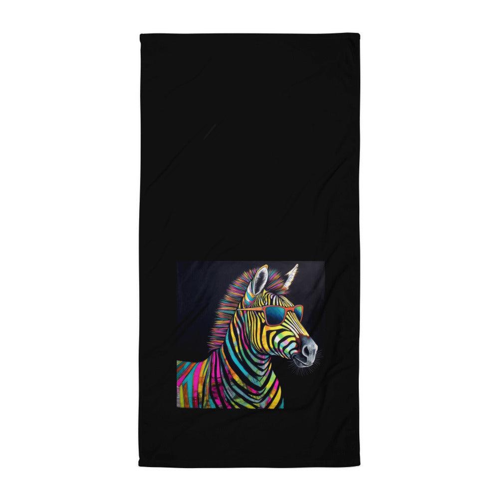 Zebra Zen Bath Towel - Beyond T-shirts