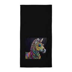 Zebra Zen Bath Towel - Beyond T-shirts