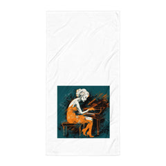 Fashion Fusion All-Over Print Bath Towel - Couture Collection - Beyond T-shirts