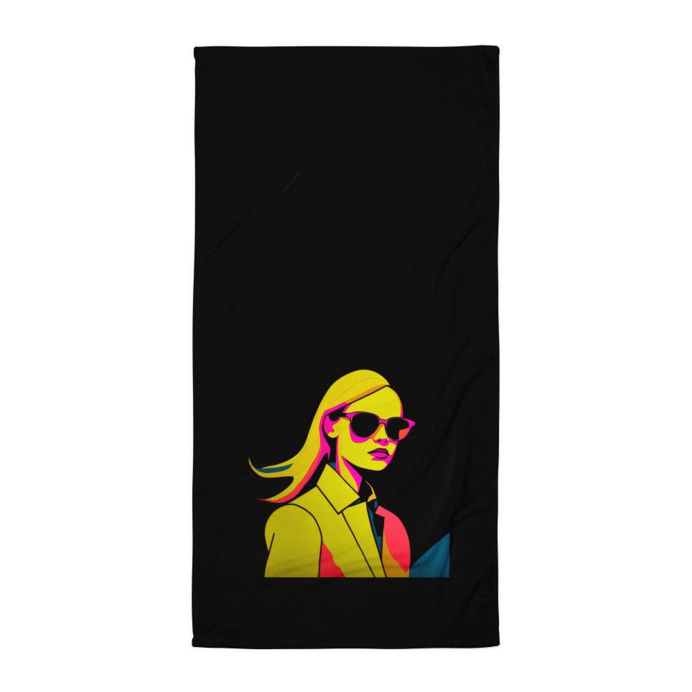 Tropical Palm Leaf Beach Towel - Beyond T-shirts