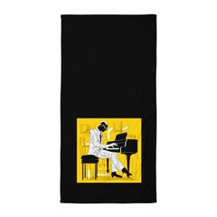 Vintage Vinyl Vibes Bath Towel - Beyond T-shirts