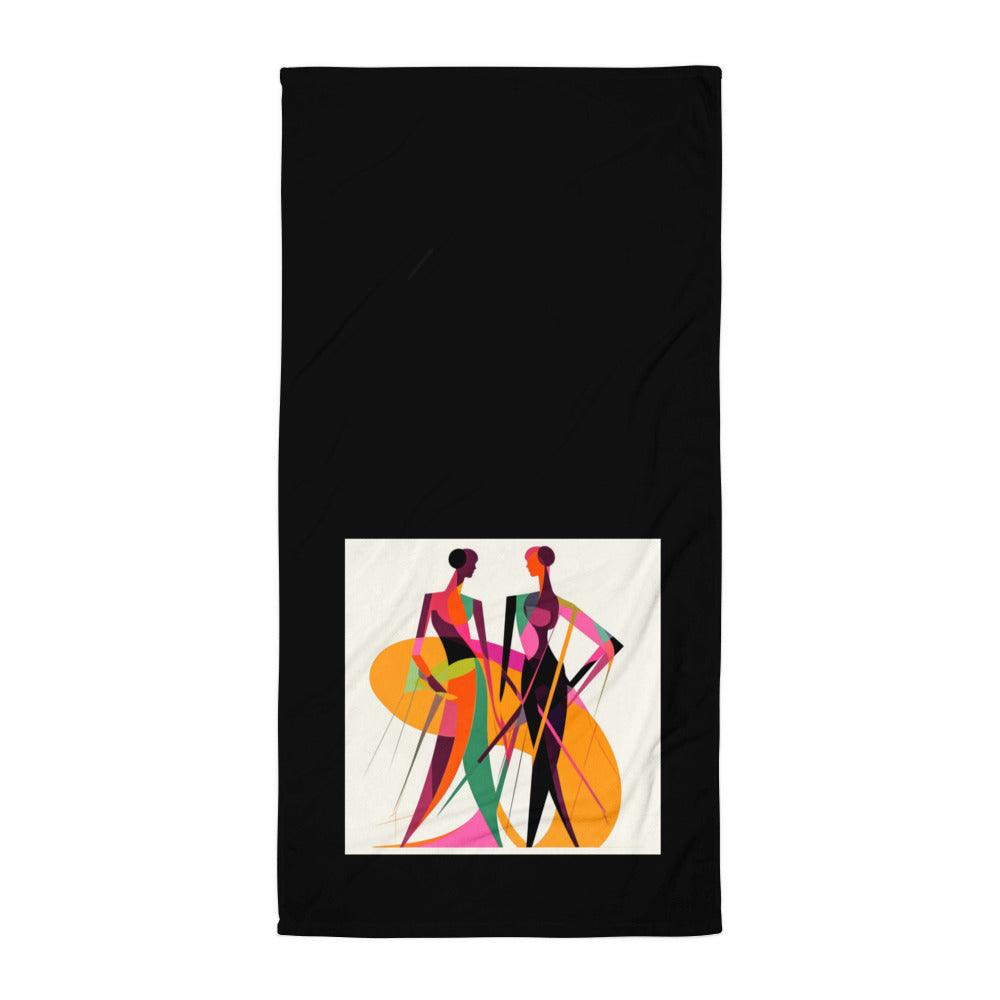 Glamour Graffiti Bath Towel - Beyond T-shirts