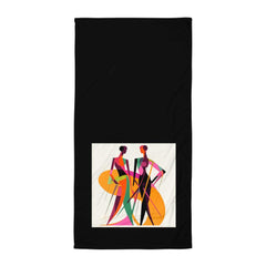 Glamour Graffiti Bath Towel - Beyond T-shirts