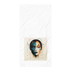 Abstract Aqua Towel