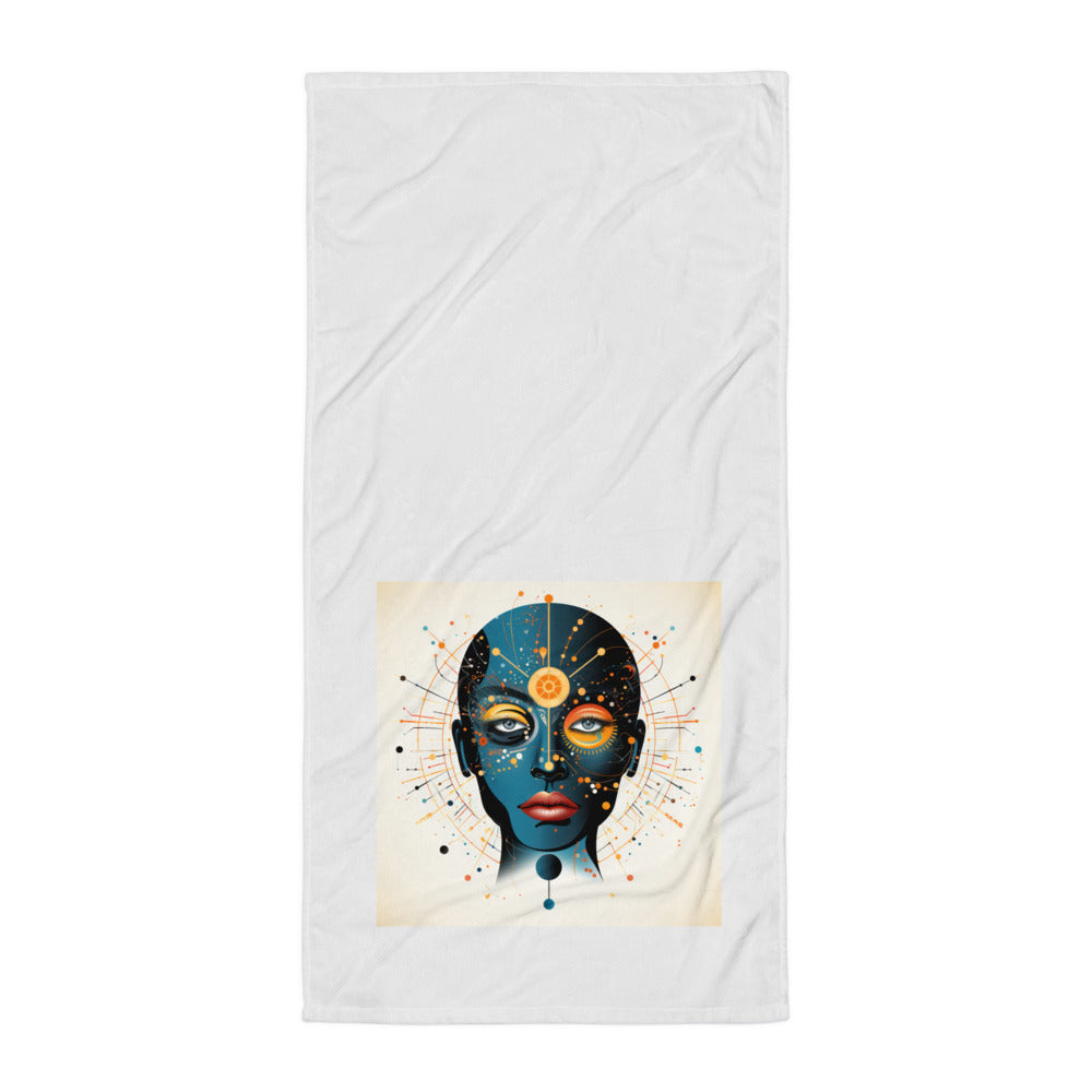 Serene Strokes Bath Towel