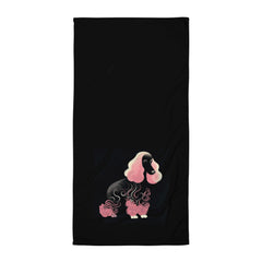 Posh Poodle Plush Towel