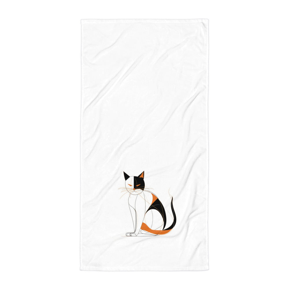 Majestic Maine Coon Towel