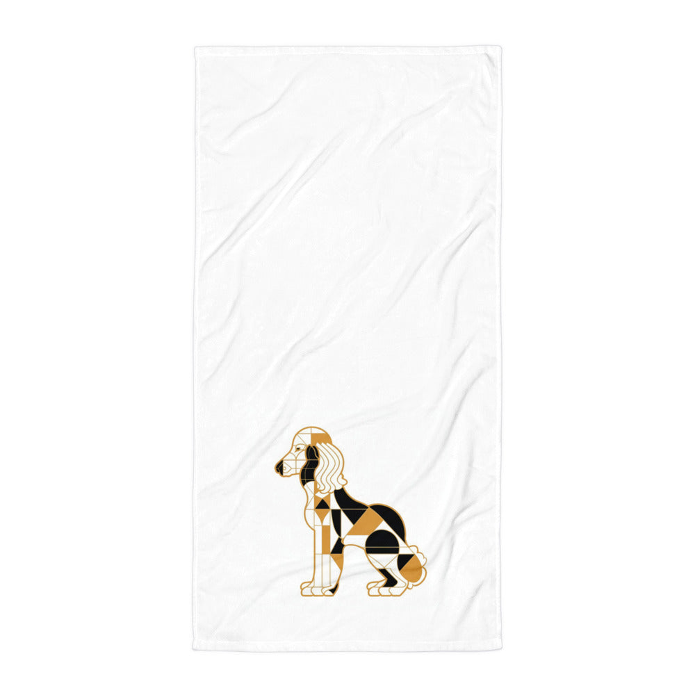 Husky’s Harmonious Hug Towel