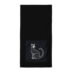 Adorable Chartreux Print Towel