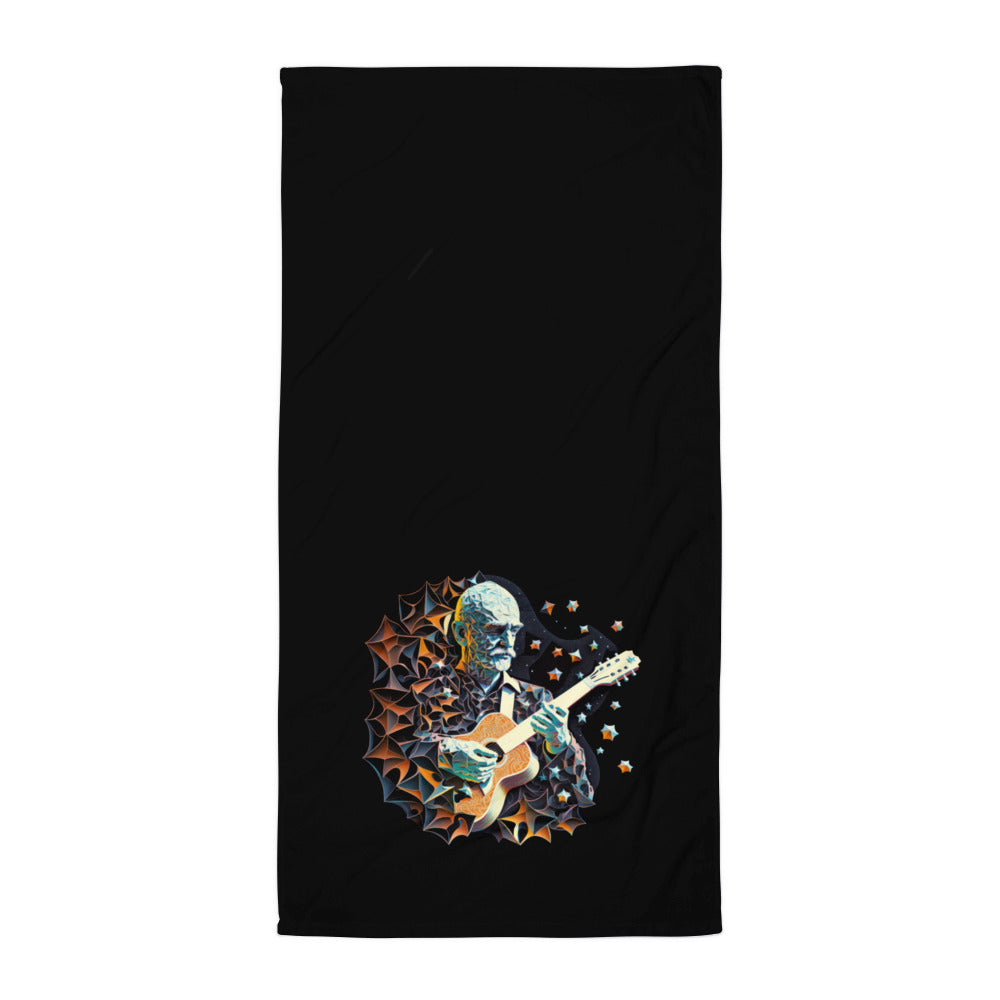 Percussive Plush Bath Towel