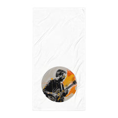 Abstract Elegance Musical Bath Towel