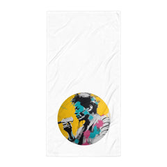 Flowing Abstract Bath Towel