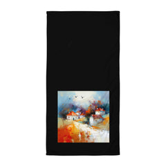 Countryside Retreat Landscape Bath Towel