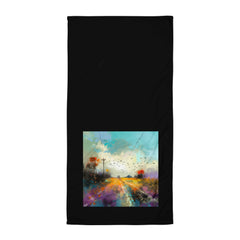 Alpine Adventure Landscape Bath Towel