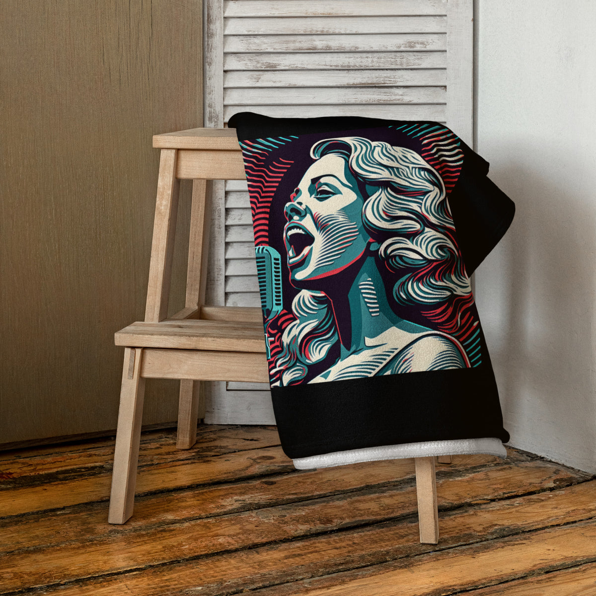 Rock Riff Bath Towel