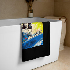 Ocean Rider Bath Towel Embrace Beachside Comfort - Beyond T-shirts