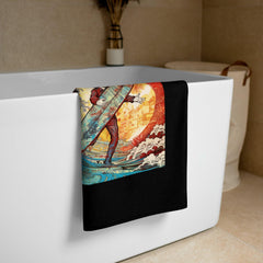 Seaside Serenity Bath Towel Embrace Coastal Tranquility - Beyond T-shirts