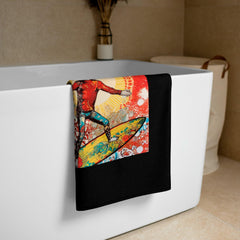 Sunset Serenity Bath Towel Catch The Coastal Calm - Beyond T-shirts