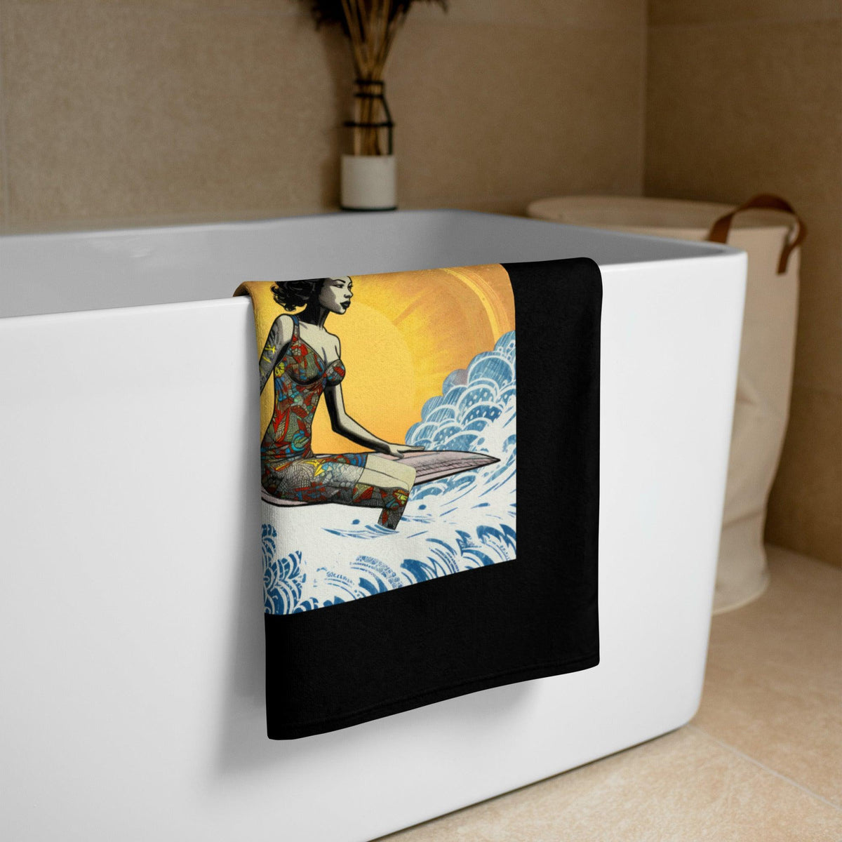 Coastal Serenity Bath Towel - Beyond T-shirts