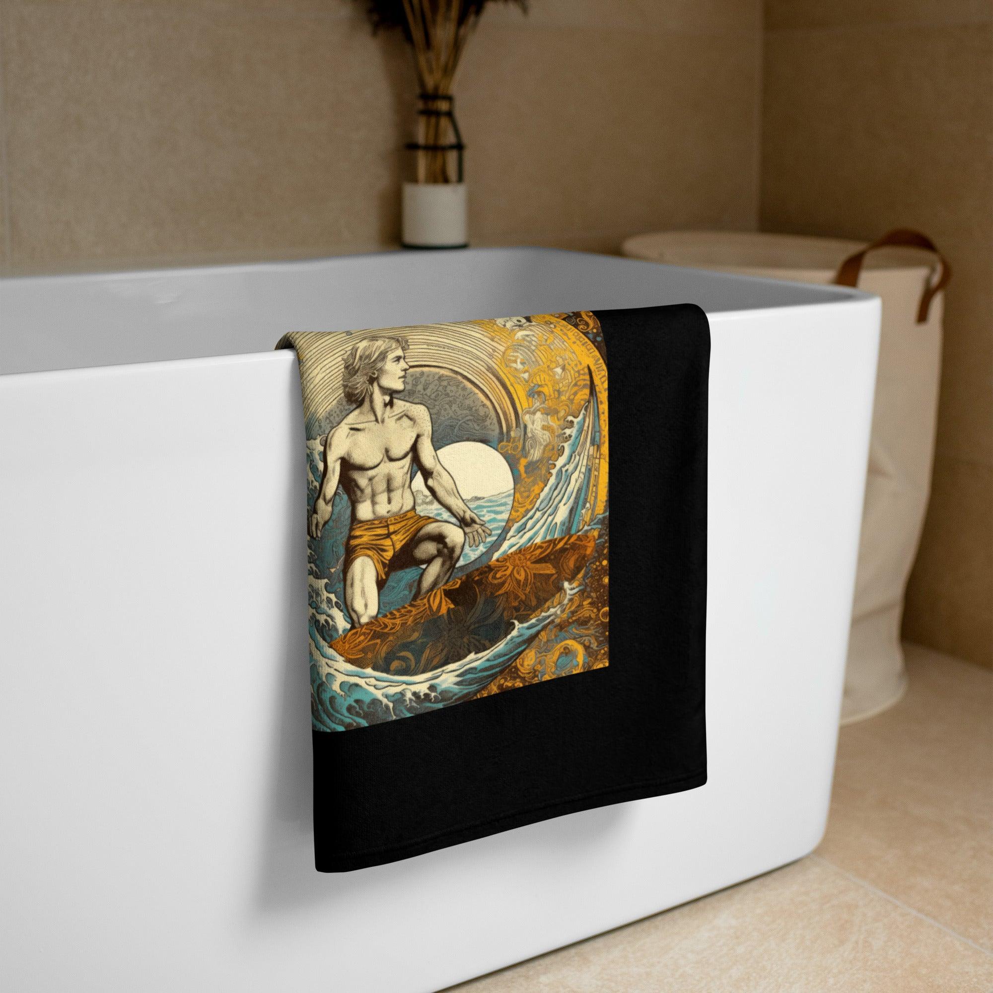 Surfing Bliss Bath Towel - Beyond T-shirts