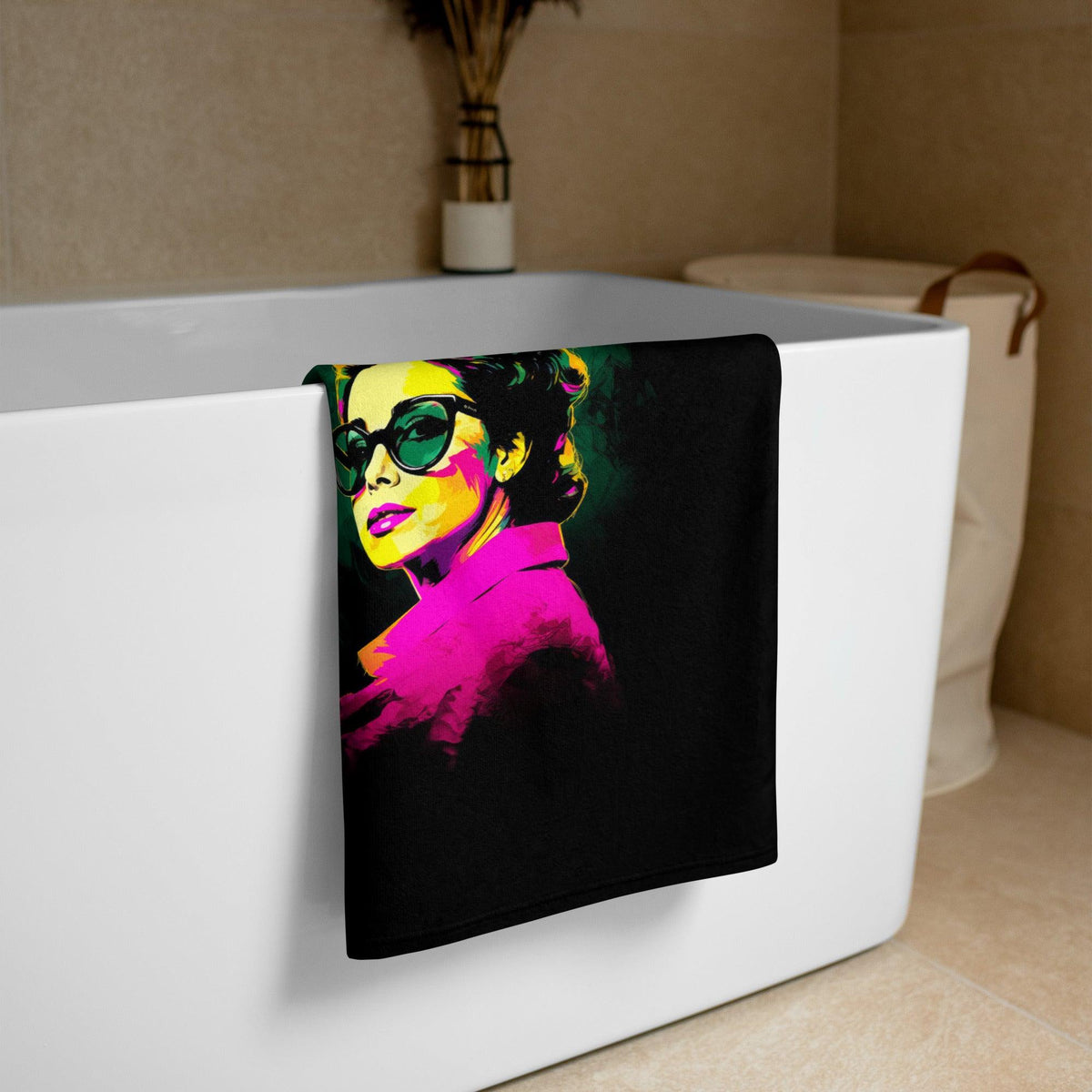 Abstract Art Fashion Bath Towel - Beyond T-shirts