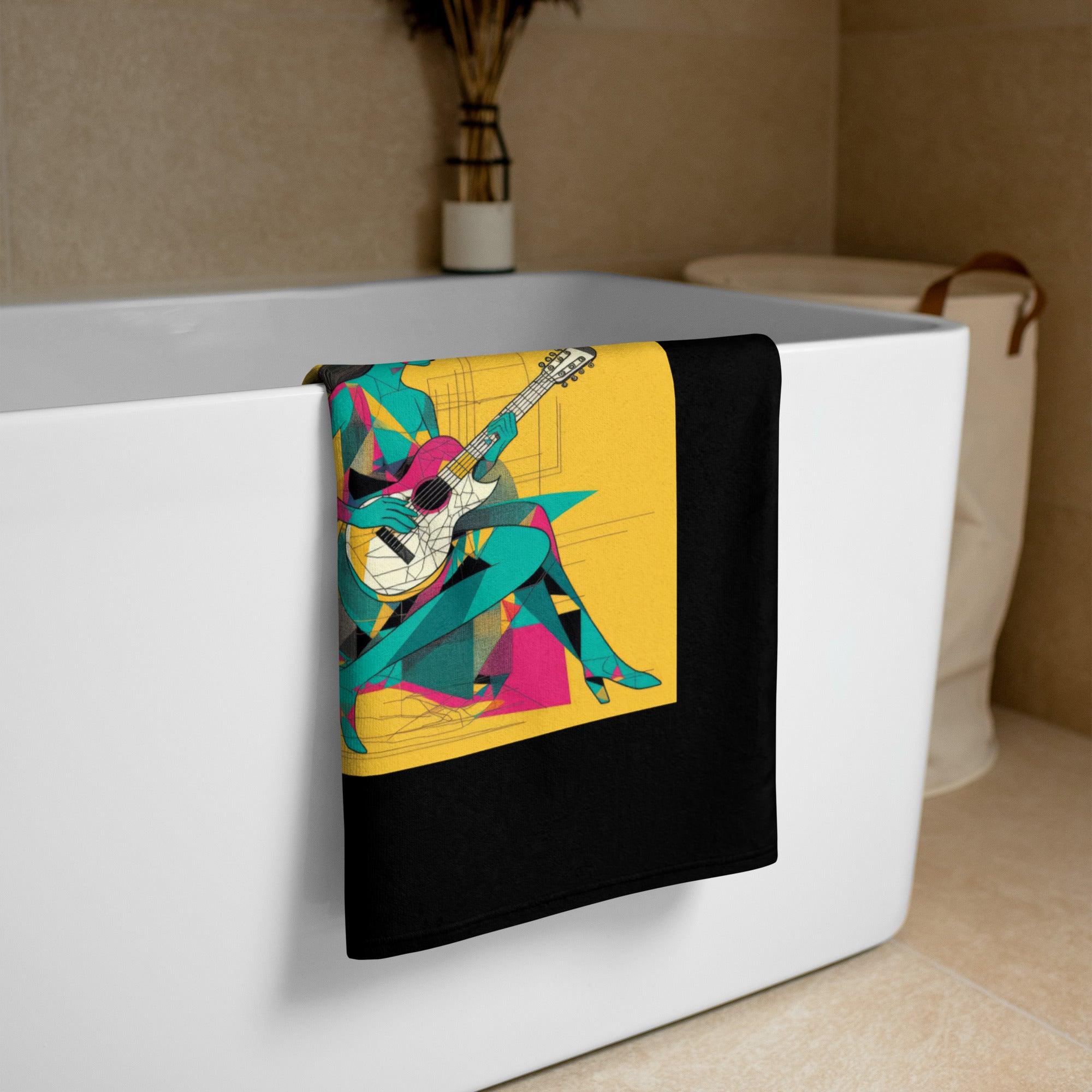 Runway Fusion Bath Towel - Haute Couture Delight - Beyond T-shirts