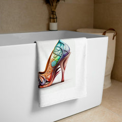 SleekSole Futuristic Shoe Bath Towel - Beyond T-shirts