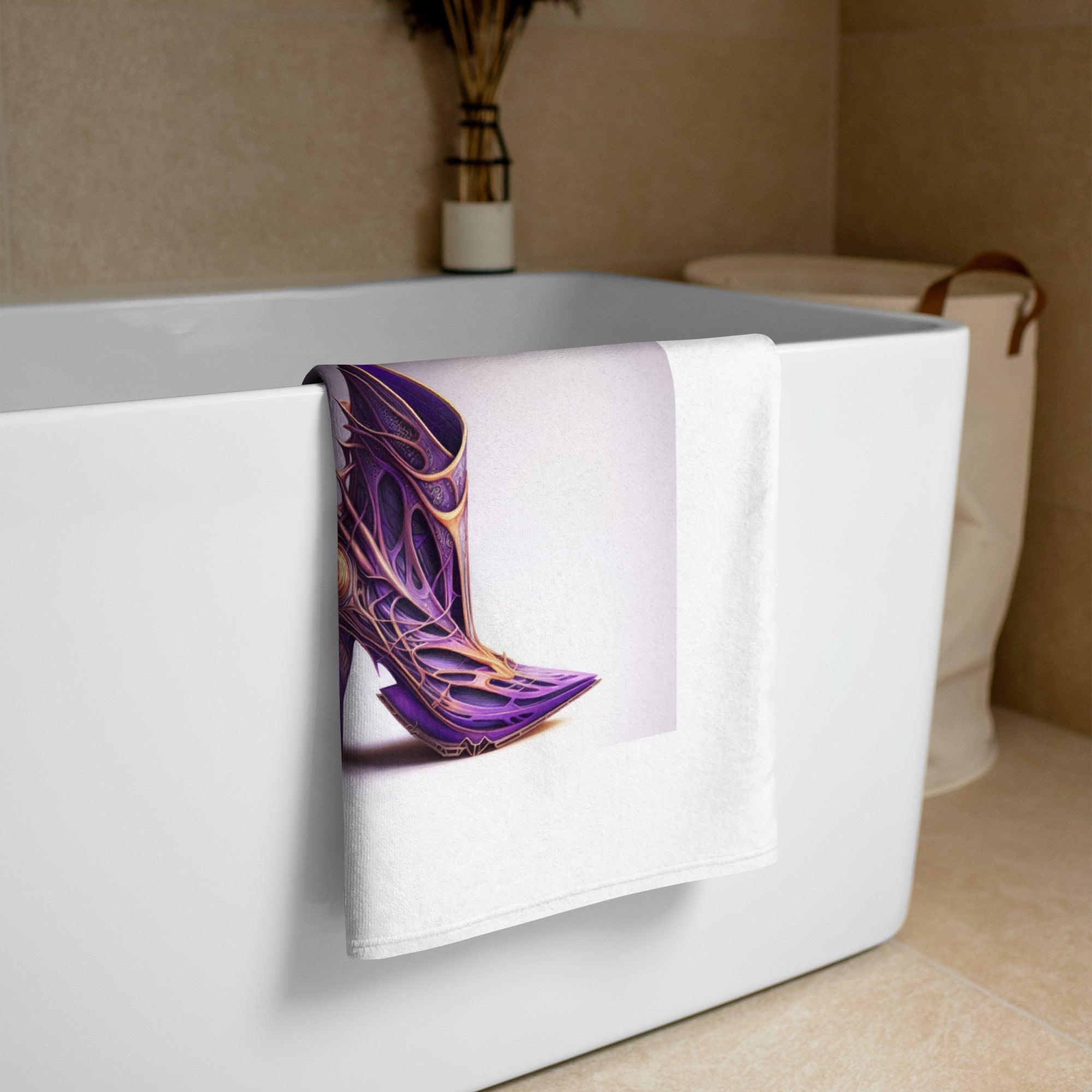 SleekGlide Futuristic Bath Towel - Beyond T-shirts