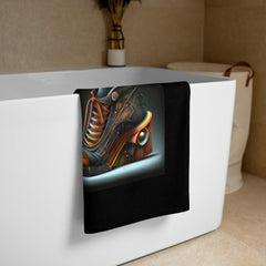 NeoGlide Futuristic Shoe Bath Towel Ensemble - Beyond T-shirts