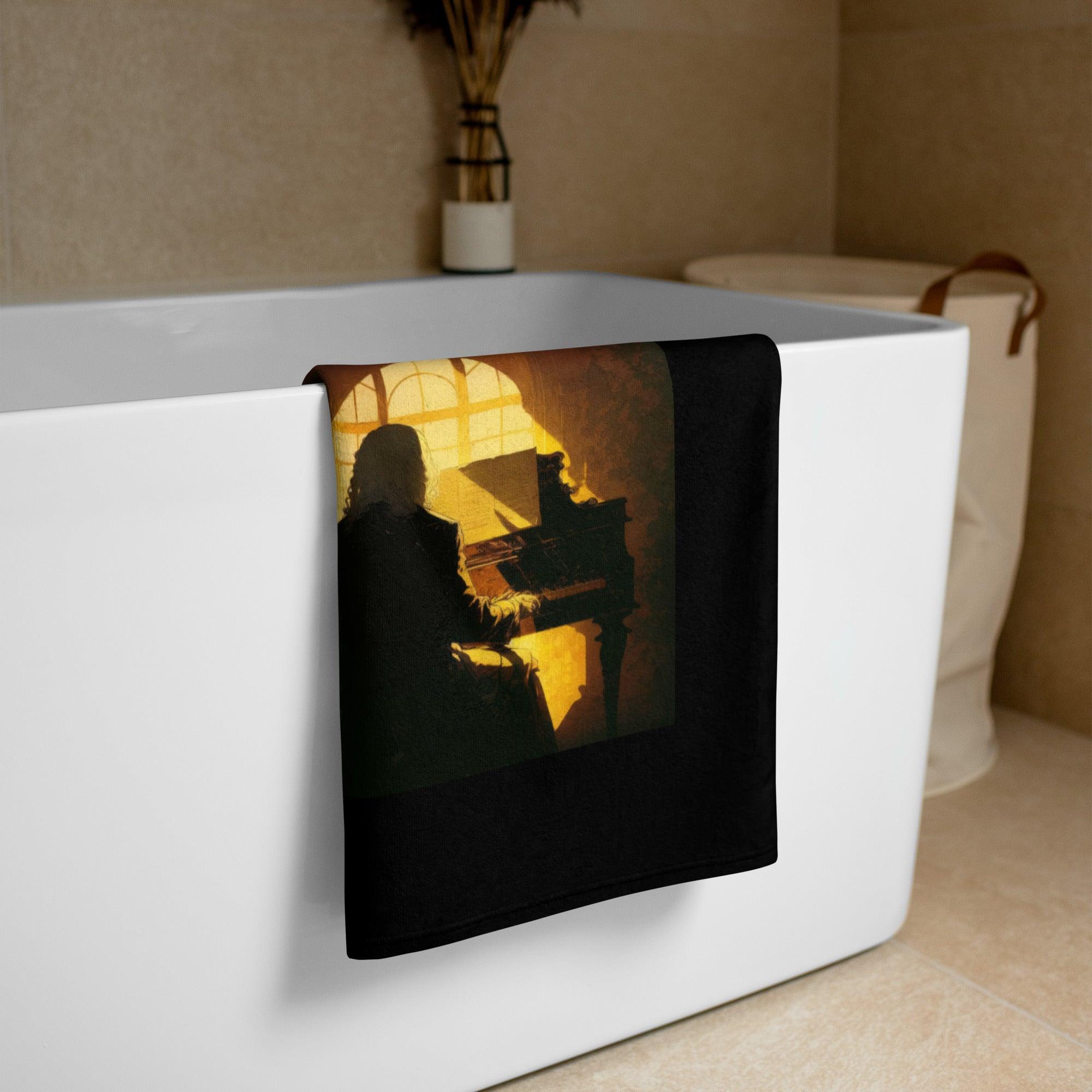 Guitar Solo Bath Towel - Beyond T-shirts