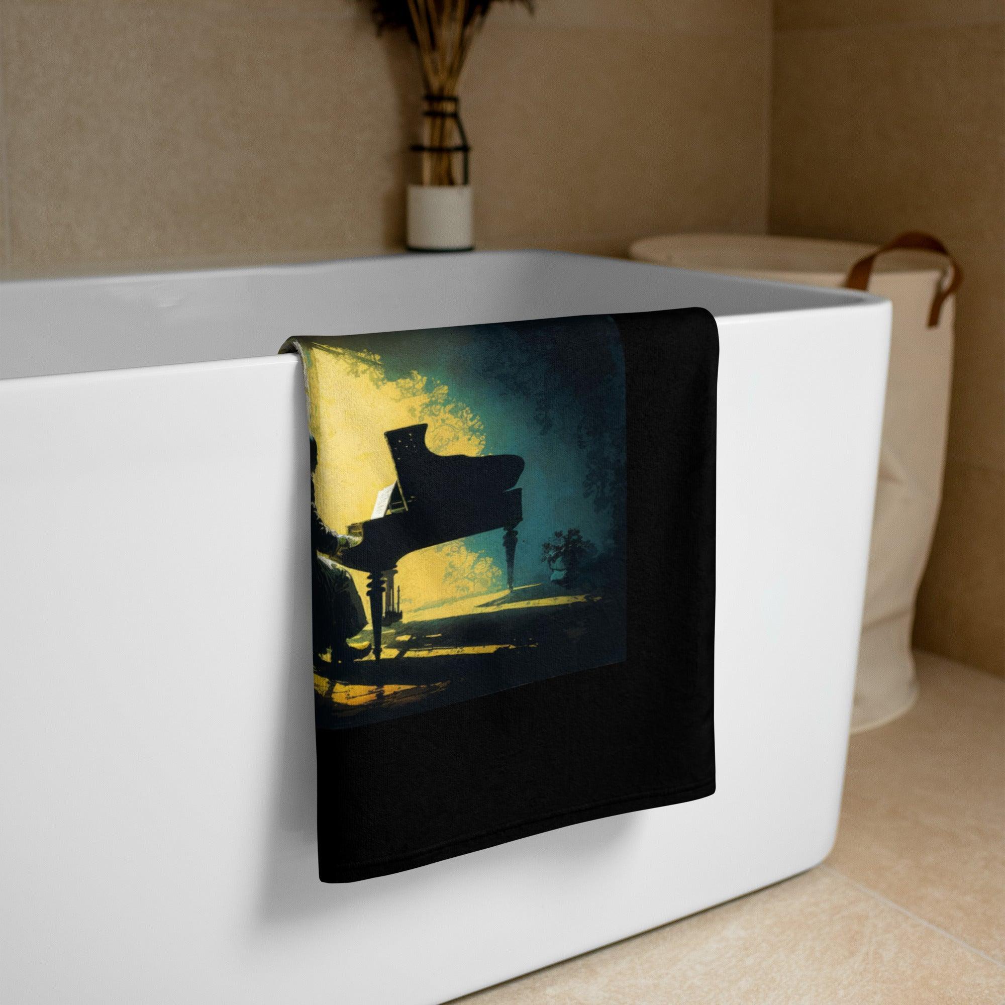 Classical Crescendo Bath Towel - Beyond T-shirts