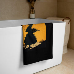 Saxophone Serenity Bath Towel - Beyond T-shirts