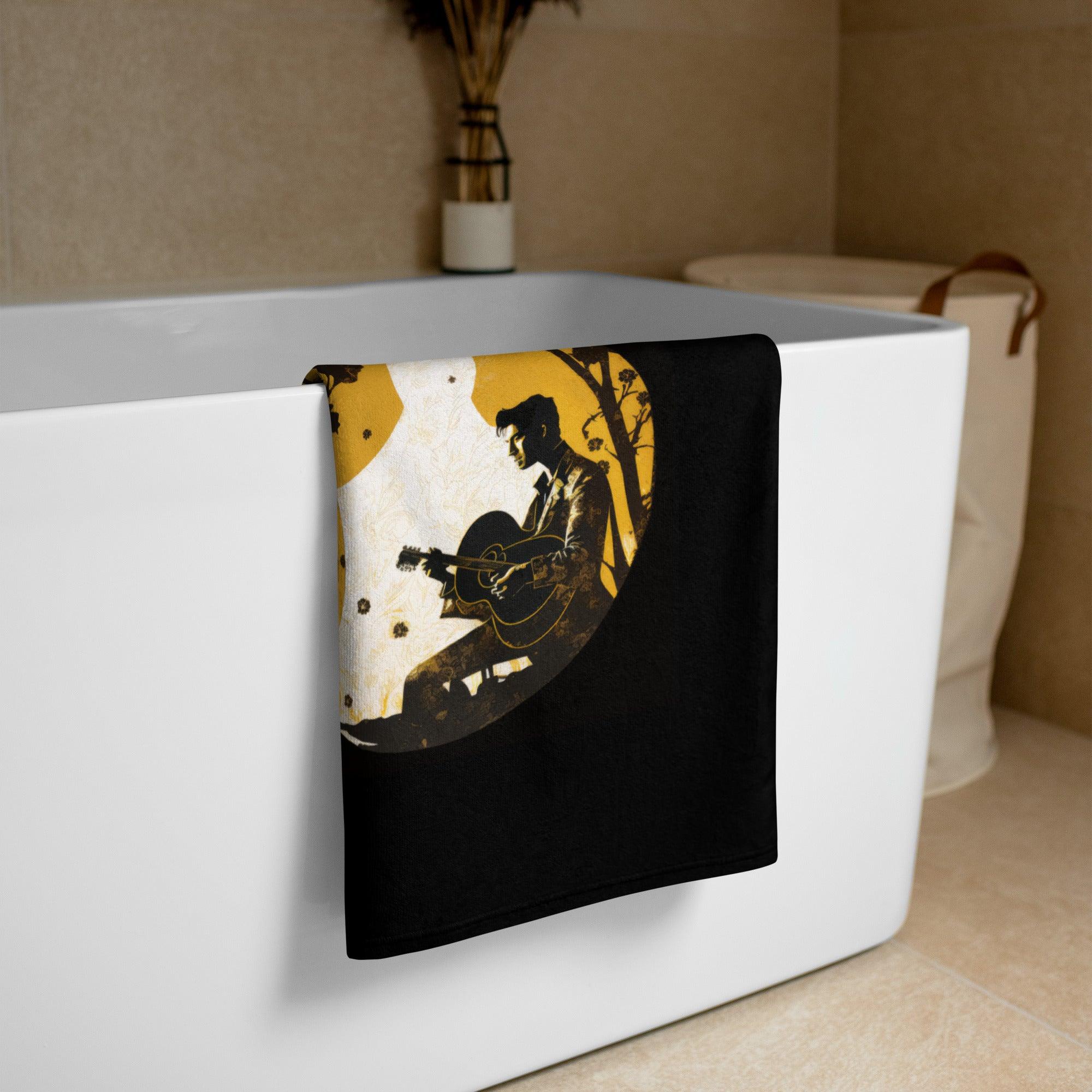 Musical Notes Premium Bath Towel - Beyond T-shirts