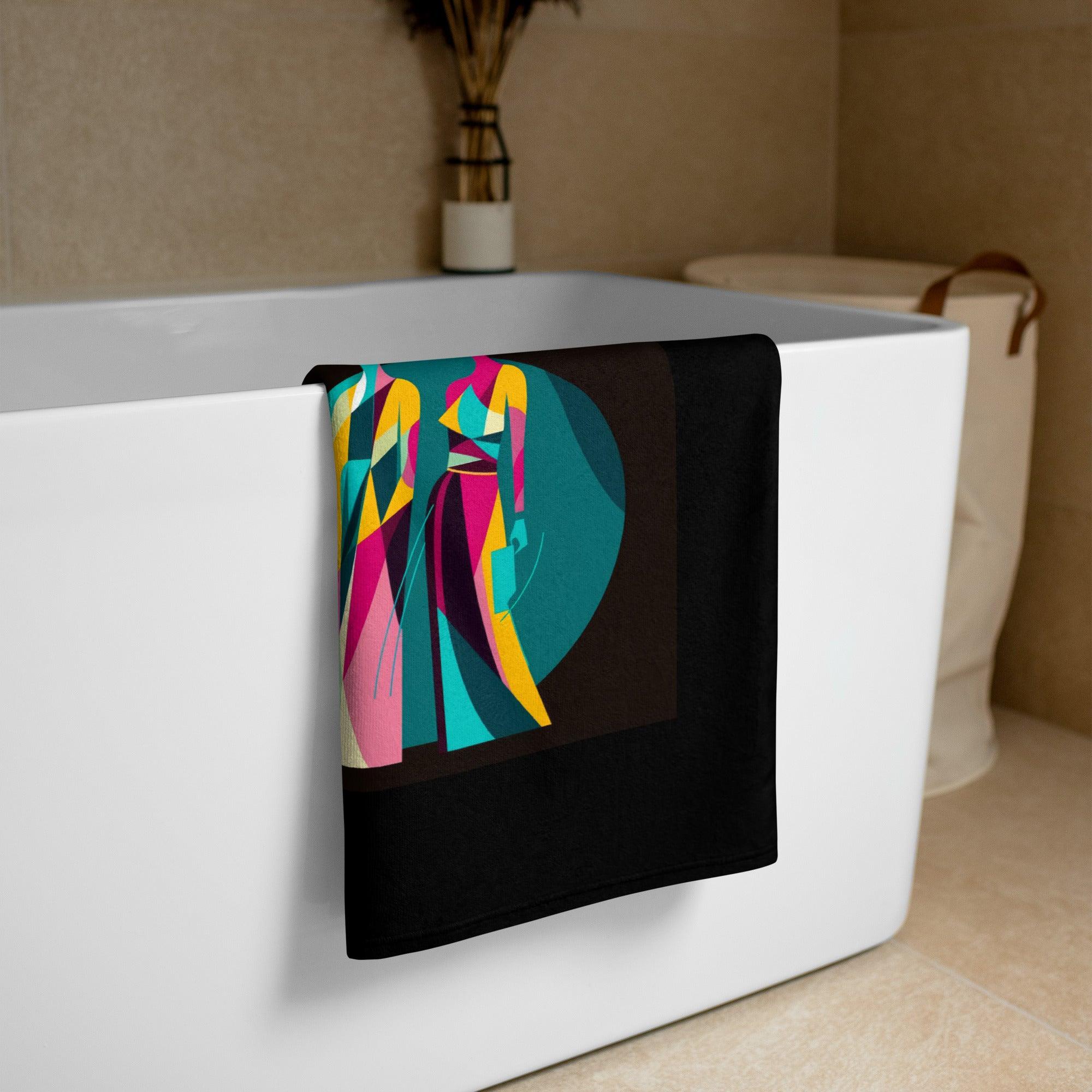 Abstract Runway Bath Towel - Beyond T-shirts