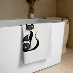 Sassy Siamese Soak Towel