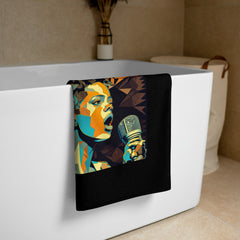 Rhythmic Radiance Bath Towel