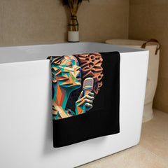 Vinyl Vibes Bath Towel