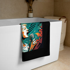 Hip-Hop printed Bath Towel