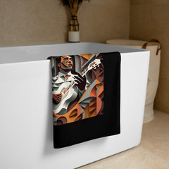 Folklore Fabric Musical Bath Towel