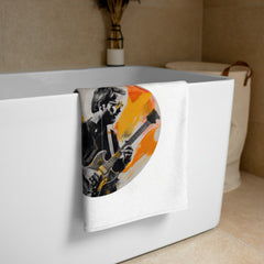 Abstract Elegance Musical Bath Towel