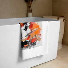 Earthy Abstraction Bath Towel