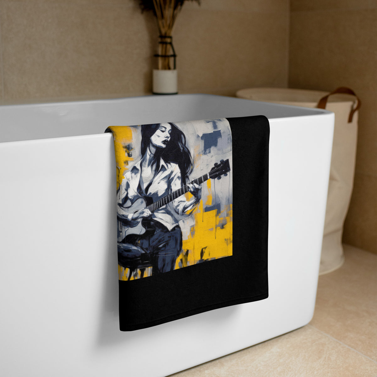 Abstract Whispers Bath Towel