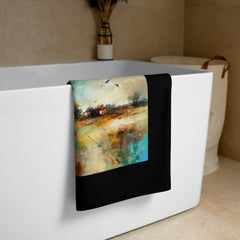 Waterfall Wonderland Landscape Bath Towel